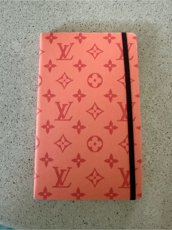 Louis Vuitton Other - Louis Vuitton Coral Pink Monogram Notebook with Black Band